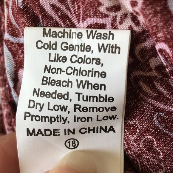 PRETTYGARDEN Women’s Summer V Neck Wrap Floral Print Short Sleeve Size XL - Picture 6 of 7